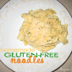 Homemade gluten-free noodles