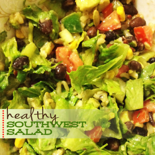 Healthy Southwest Salad, perfect for Summertime!