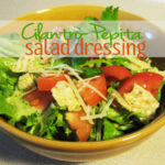 Creamy cilantro-pepita salad dressing- this is SO good!