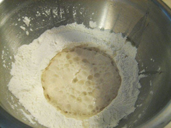 prepping the dough