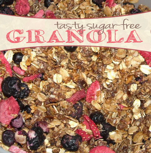 healthy sugar free granola