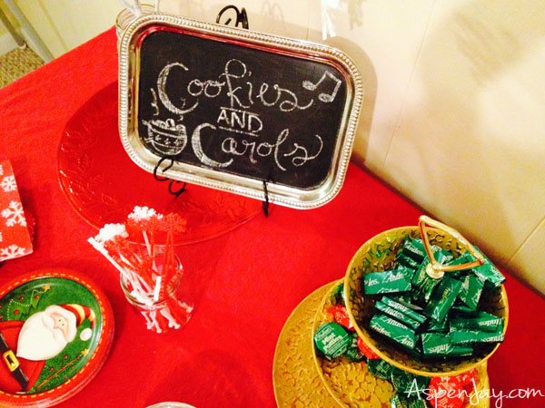 Caroling and Cookie Party! Easy party to throw and lots of fun!