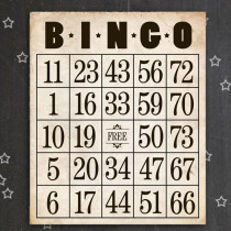 Vintage Inspired Free Printable Bingo Cards - Aspen Jay