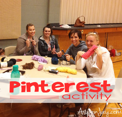 Throwing a Pinterest Activity
