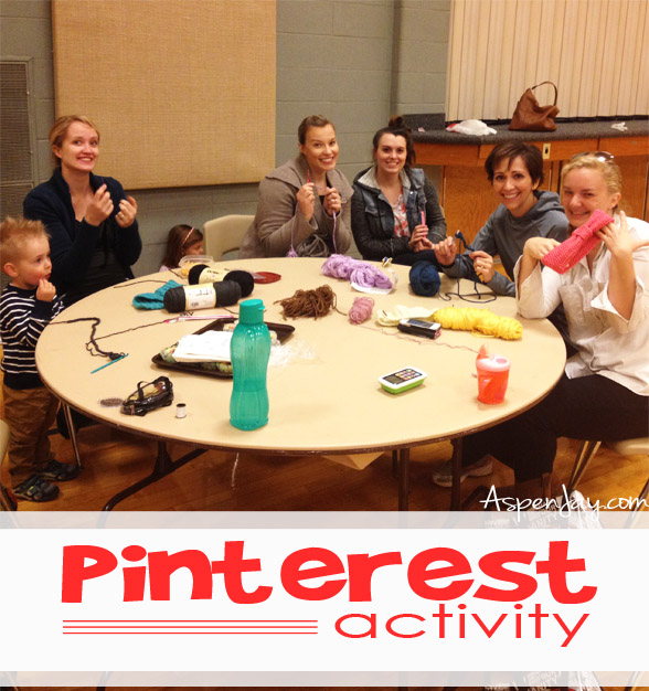 Pinterest Activity- everyone bring a project to work on or all work on the same type of project they found off of pinterest