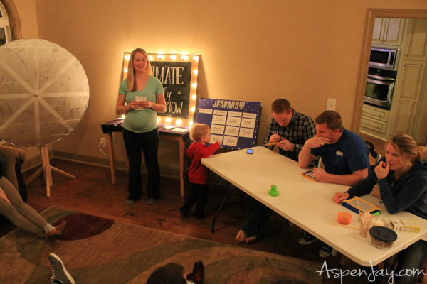 Game Night Party Ideas! Mix of Jeopardy, Minute2winIt, and Family Feud. This looks would be such a fun party to throw... and not too much prep work which I am ALL about!