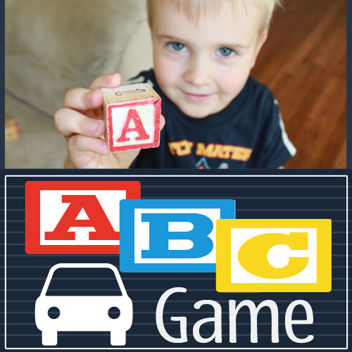 ABC Car Game to easily teach letters