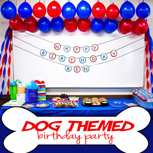 Dog Themed Birthday Party