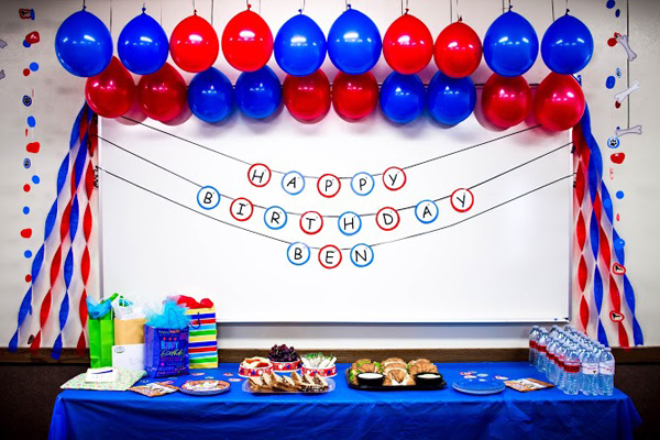 Red and Blue Birthday Party - such cute ideas!