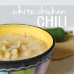 White Chicken Chili Recipe- this is SO good! I love the extra creaminess!