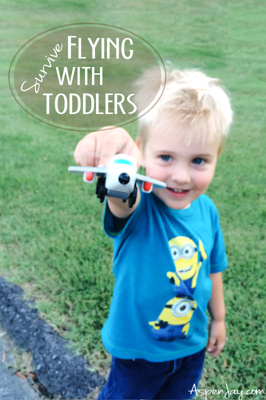 How to survive flying with toddlers. Great tips that I was glad to be reminded of!