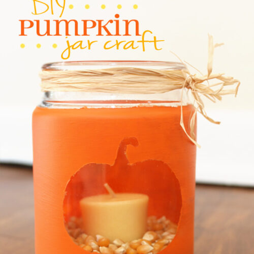 DIY Pumpkin Jar Craft
