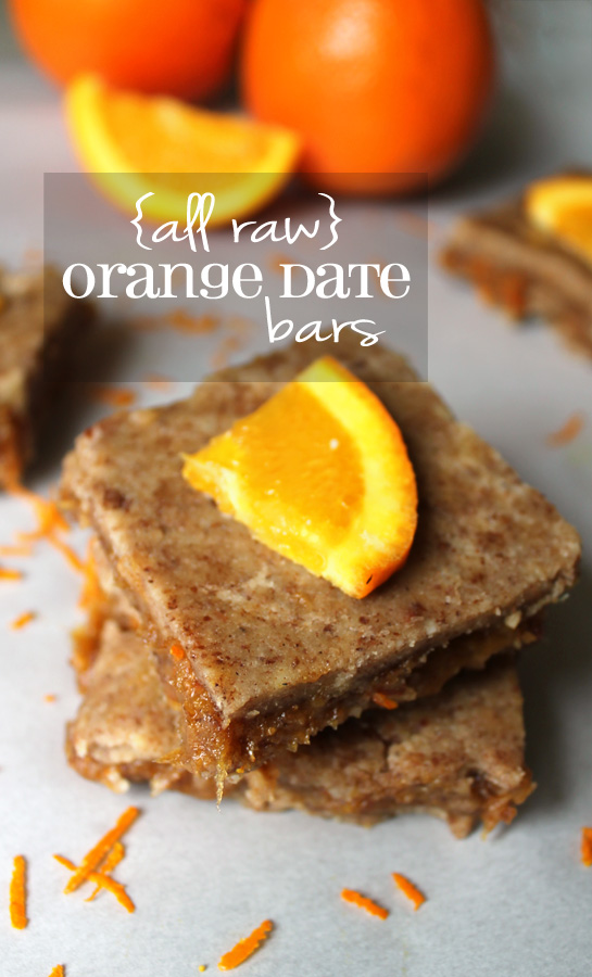 Orange Date Bars. These are All RAW!! Along with being delicious these are healthy dessert or breakfast! :)