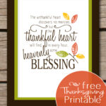 Cute free thankful printable. This would be really cute on my gallery wall!