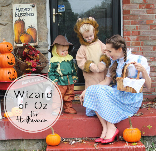 Cute wizard of oz family for Halloween