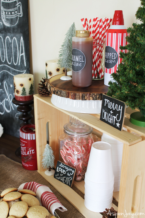 Holiday Hot Chocolate Bar With Homemade Mix Recipe - House of Hawthornes