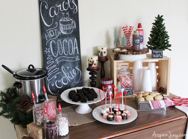 Carols, Cookies, & Cocoa Party! So Fun! I need to plan one next year!