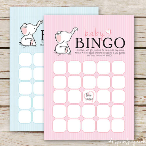 These are so adorable! Free baby bingo cards that are customizable. A great way to get guests involved when the mama-to-be is opening presents. Such a great idea!