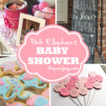 Adorable diy ideas for a pink elephant baby shower! Love the touch of blue in it as well. I'm loving all the cute elephants!!! She even includes the printables for free download. Definitely will be using this!