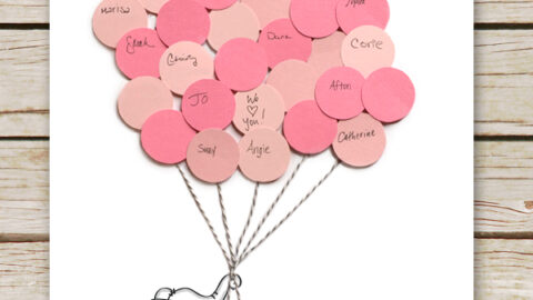 Free Elephant Baby Shower Guest Book Printable. SUPER cute! And you can even customize it! LOVE this!!! Definitely going to use this at the next baby shower I throw!