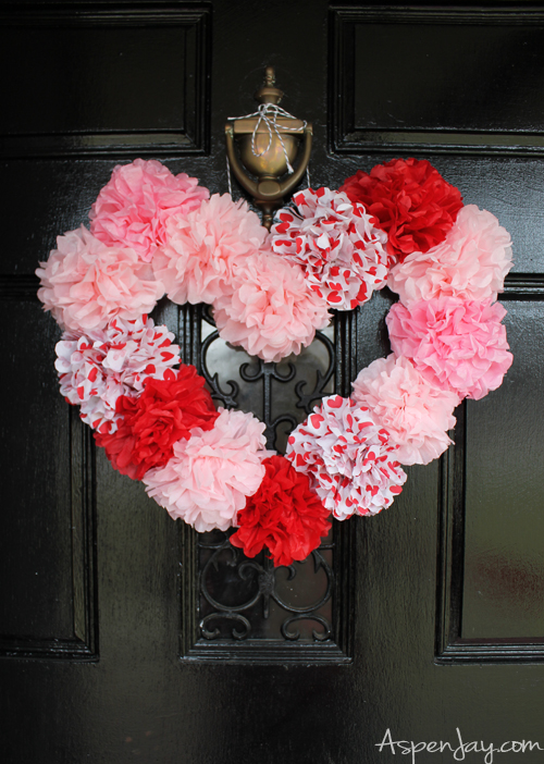 valentine heart flowers craft