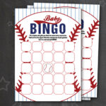 FREE! Baseball Baby Bingo Cards for a baseball themed shower. So CUTE!!! This is such a fun game to play when the mama-to-be is opening presents. Everyone is entertained in the gift unwrapping. Saving for later!
