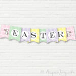 Free Easter Banner Printable - Aspen Jay