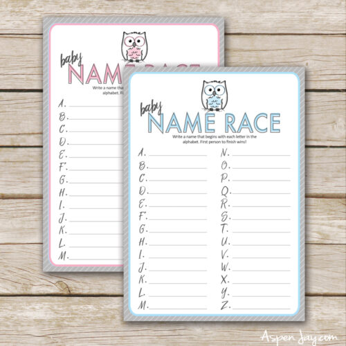 FREE printable owl baby shower game. SUPER CUTE!!!! Perfect for my upcoming owl themed baby shower. Pin this!