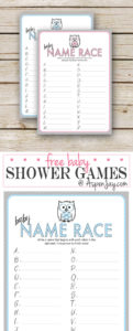 Free Owl Baby Shower Game Printable - Aspen Jay