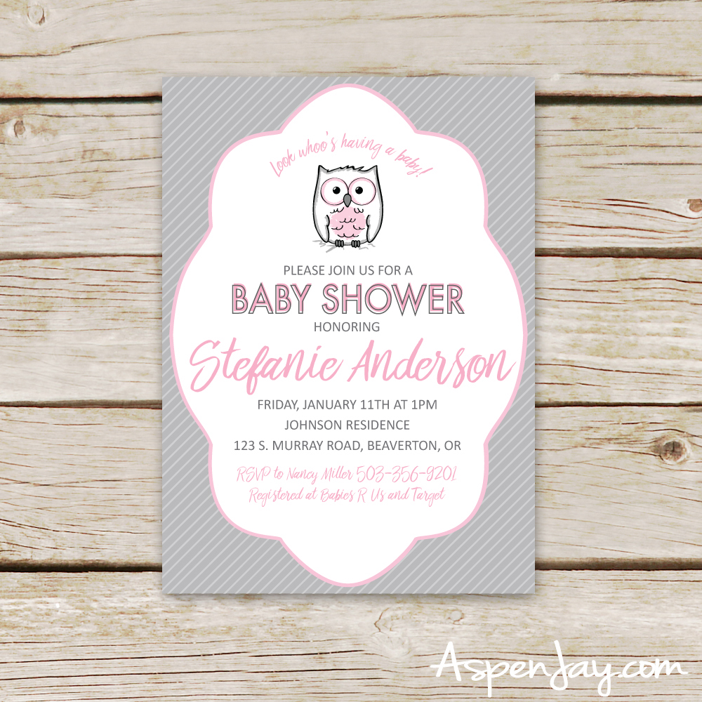 Adorable FREE owl guest book printable which is a perfect addition to an owl themed baby shower! Comes in both a blue and pink owl! PINNED!!!