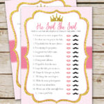 FREE printable Princess Baby Shower Game!!! So sweet and I love this game- He Said She Said. Instant download and more matching printables to choose from!