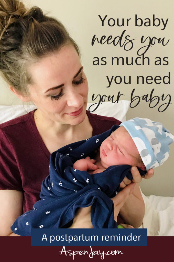 Your Baby Needs You as Much as You Need Your Baby | Postpartum Bonding Reminder