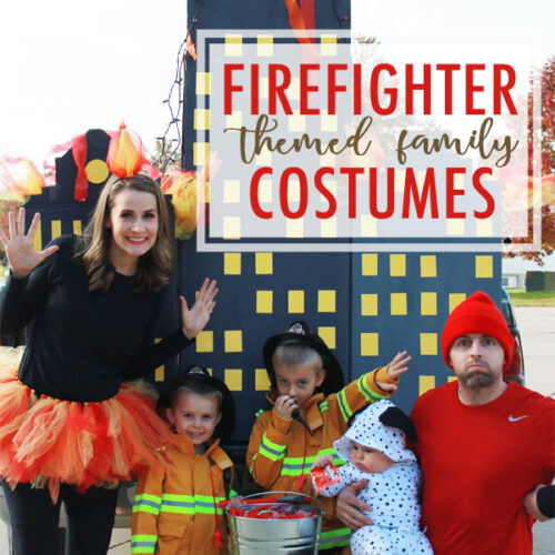 Firefighter Family Costumes for Halloween