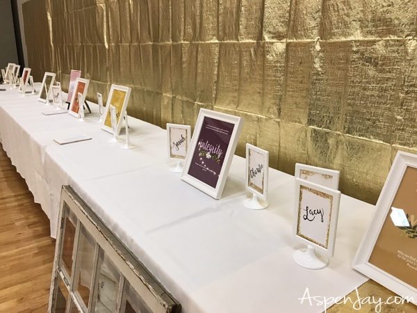 Young Women in Excellence Shine your Light. Wonderful ideas and love the touch of gold everywhere! Simple gold and white party table ideas. Definitely pinning!