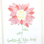 Free printable flower guest book that you can customize!!! This is perfect for a spring party! #floralguestbook #flowerguestbook #guestbook #freeguestbook