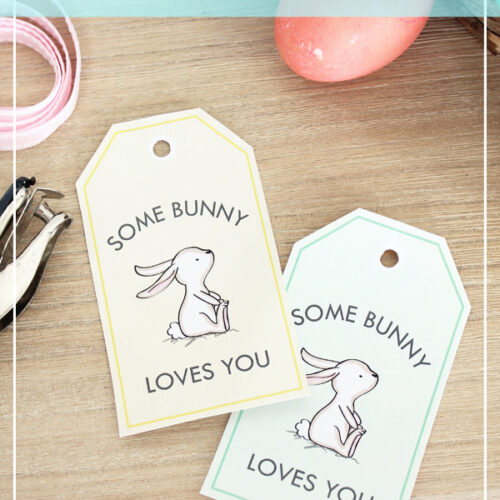 Bunny Gift Tags – free printable for Easter!