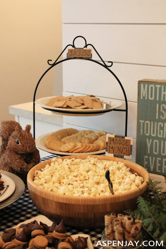 Cute ideas for a woodland party! Definitely need to pin this!