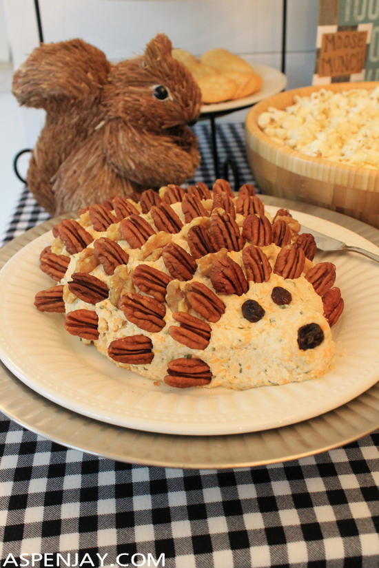 Lots of creative food ideas for a woodland themed baby shower! This hedgehog! Definitely pin! #woodlandbabyshower #babyshower #woodland