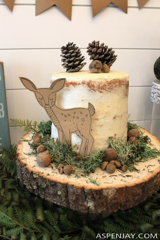 Deer themed best sale baby shower ideas