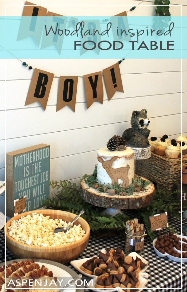 Woodland sales shower theme