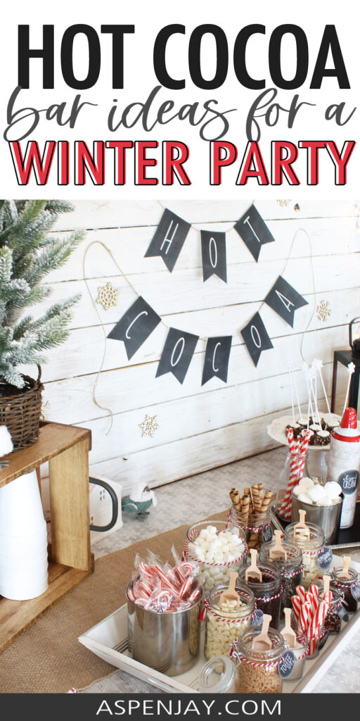 Hot cocoa bar ideas for a winter party you'll love!