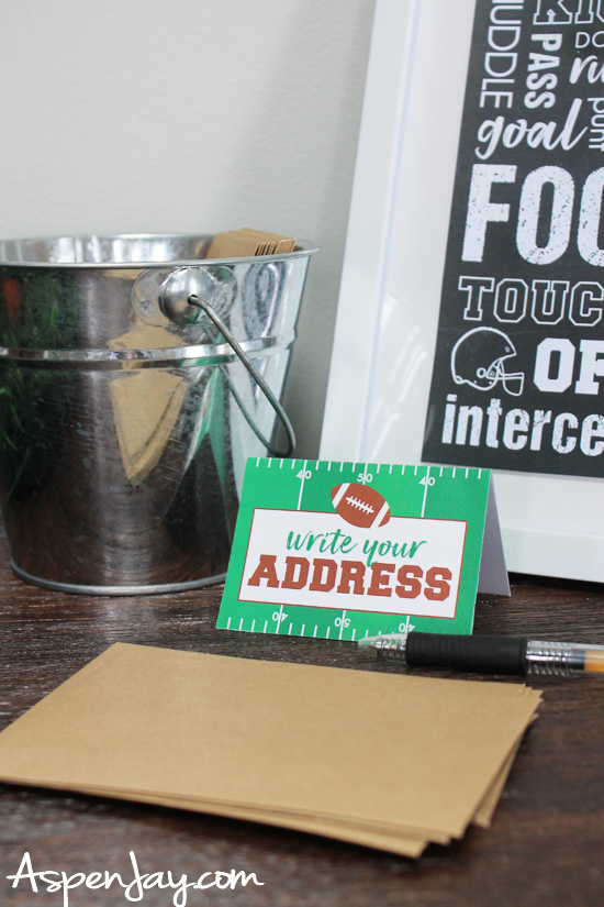 Fabulous Football Baby Shower ideas (and FREE printables!) that you are sure to LOVE!