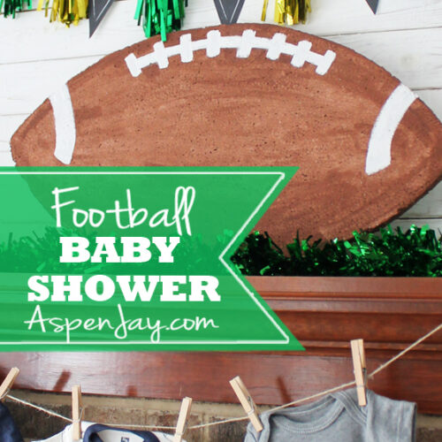 A Football Baby Shower that will be a touchdown
