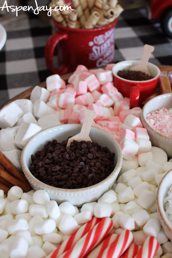 Hot Chocolate Charcuterie Board {Customizable!}