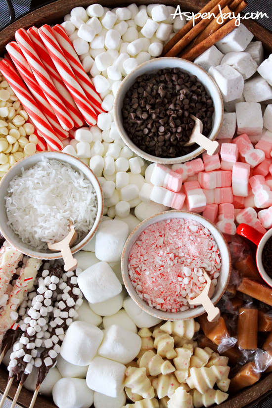Hot Cocoa Bar Ideas for your upcoming Winter Party - Aspen Jay
