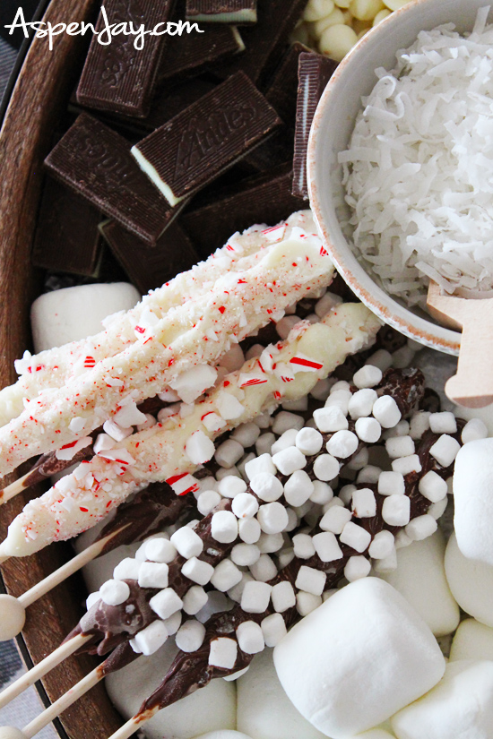 Hot Chocolate Stirrers With Marshmallows - So Simple Ideas