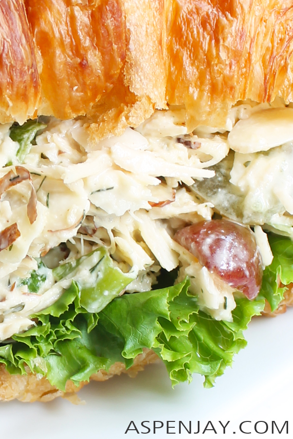 A delicious chicken salad recipe that is sure to become your family's favorite! #chickensaladrecipe #yumchickensalad