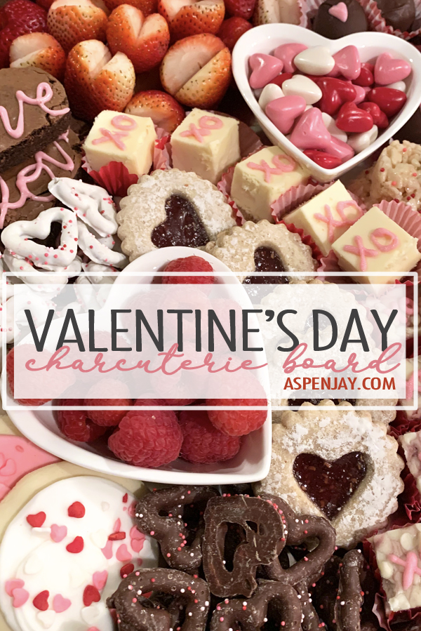 Impress your party guests by designing a Valentine's Charcuterie Board for February 14th to celebrate the day of love. These tips will help you confidently make your own. #valentinescharcuterieboard #valentinesdessertboard