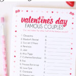 The Perfect Valentine’s Party Game – Famous Couples Match