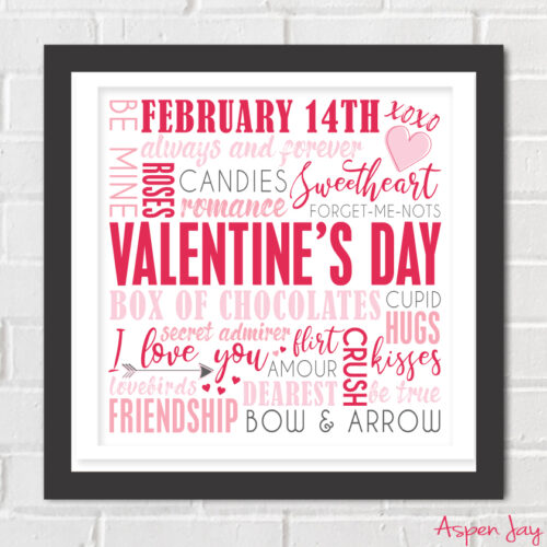 Valentine’s Subway Art Print You Will Absolutely Adore!